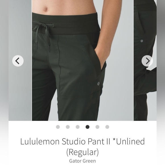 ISO Lululemon Dance Studio Pants Gator green! - Picture 2 of 2